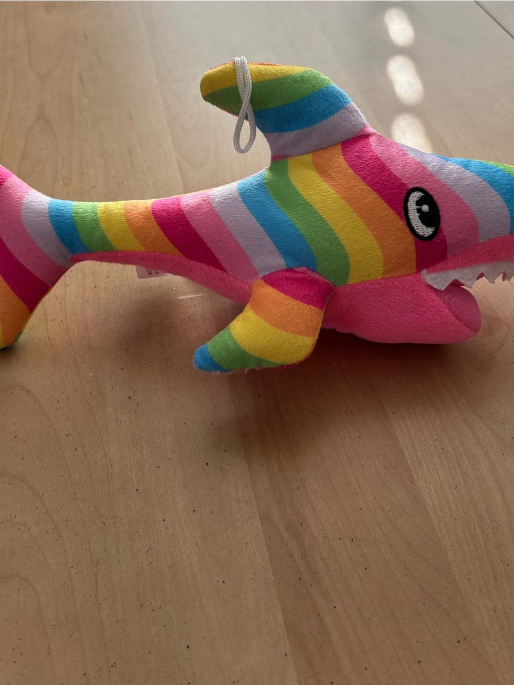 NANCO Rainbow Shark Plushie. Brand New. 11 Inches. Great Gift. Fast Shipping - Picture 7 of 12